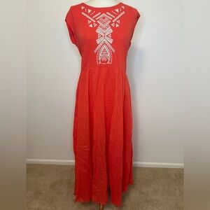FREE PEOPLE ‘Toosaloosa’ Slub Meadow Dress - Sz Small